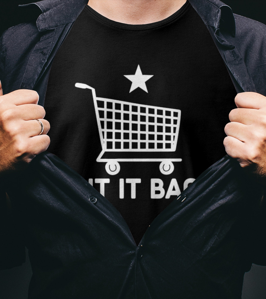 PUT IT BACK Shopping Cart Star T-Shirt