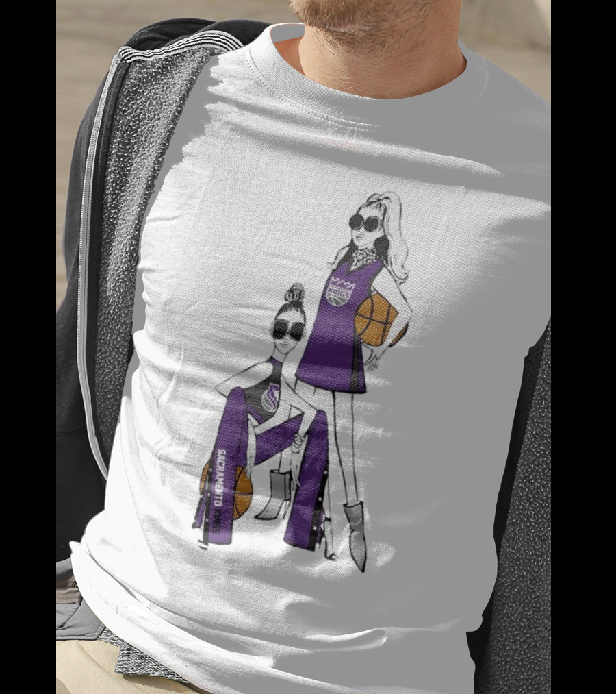 Sacramento Kings G-III 4Her Basketball Girls Fashion T-Shirt