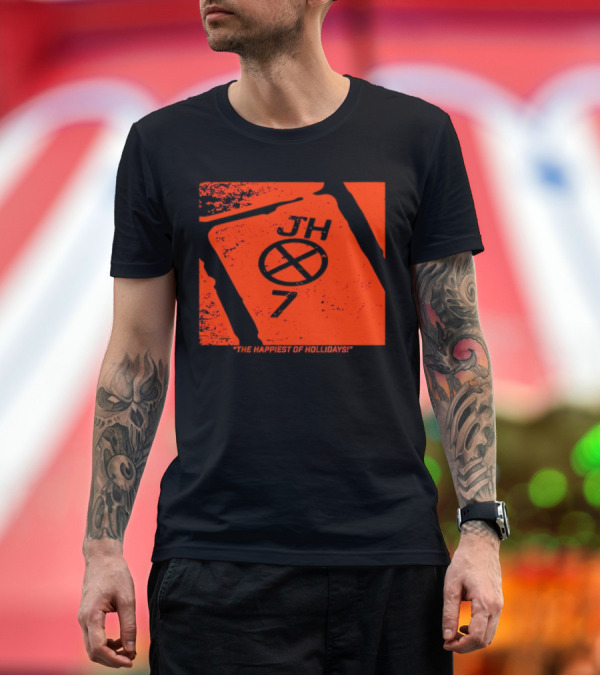 Premium T-Shirt: Jackson Holliday JH7 The Happiest of Hollidays Baltimore Orioles EUTAW St T-Shirt Jackson Holliday JH7 The Happiest of Hollidays Baltimore Orioles EUTAW St T-Shirt