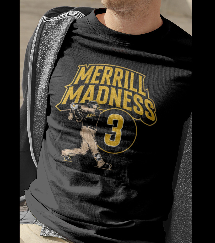 Merrill Madness 3 Jackson San Diego Padres T-Shirt