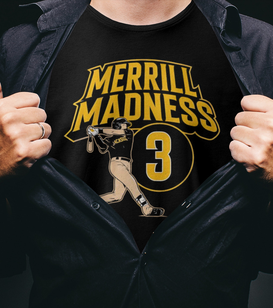 Merrill Madness 3 Jackson San Diego Padres T-Shirt
