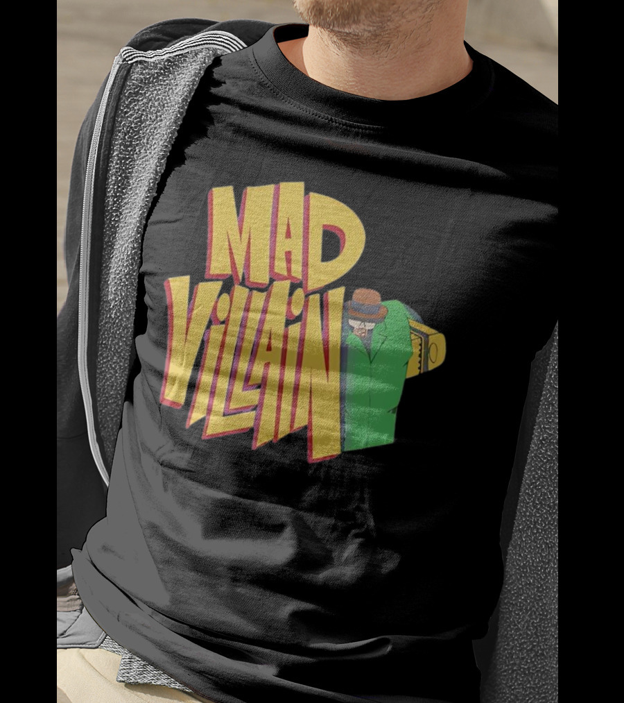 Mad Villain Lurk Mystery Figure In Green Trench Coat And Hat T-Shirt