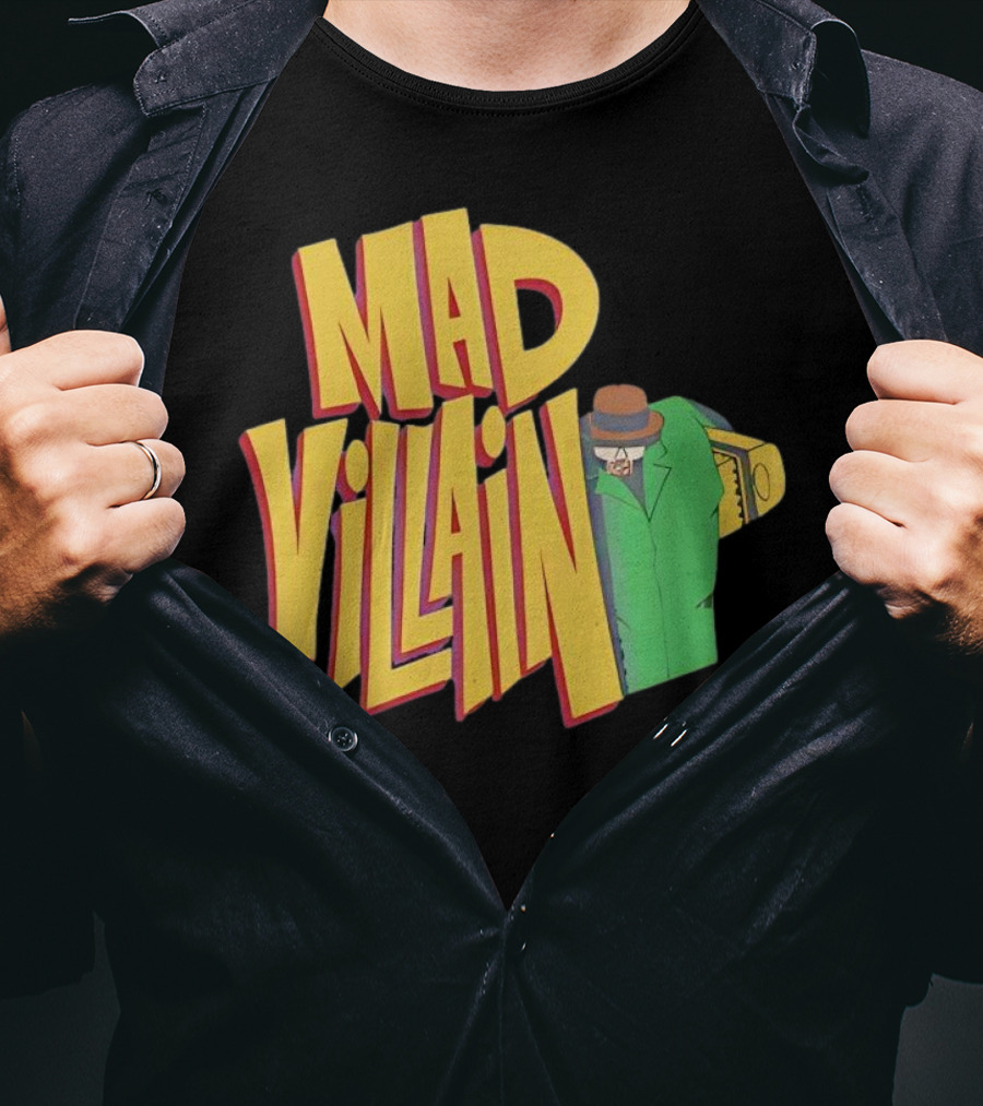 Mad Villain Lurk Mystery Figure In Green Trench Coat And Hat T-Shirt
