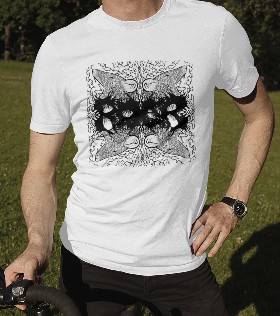 Rat King Mirror Rats Symmetrical T-Shirt