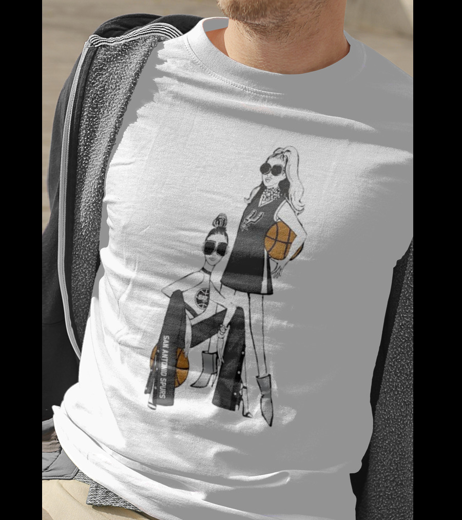 San Antonio Spurs G-III 4Her Basketball Fashion Fitted Girls T-Shirt