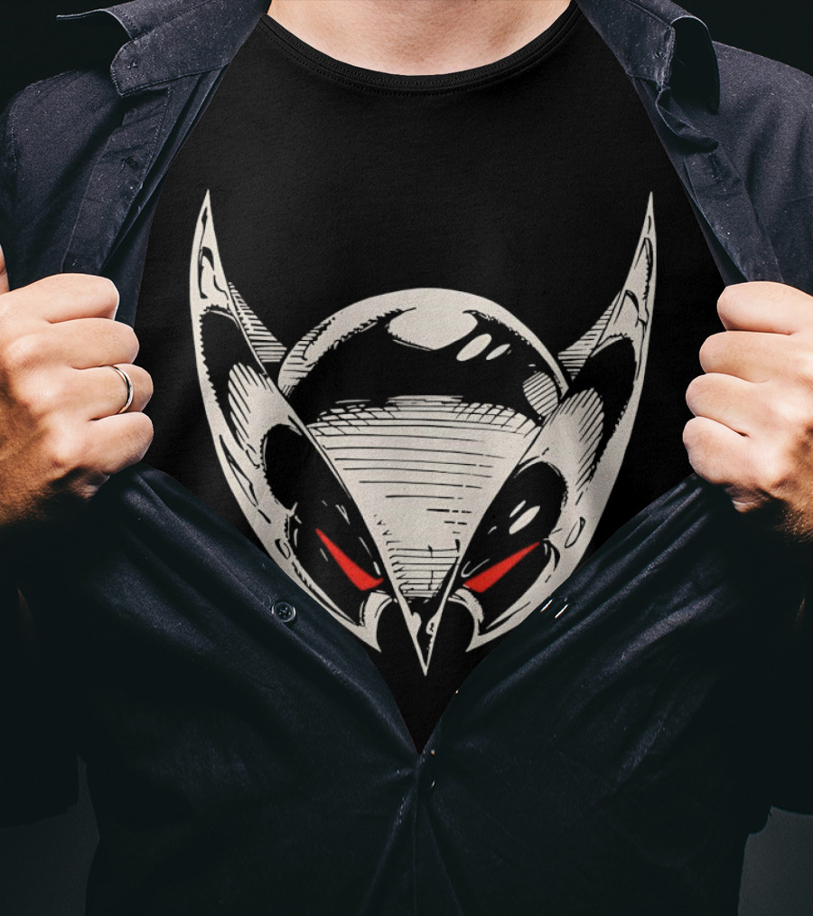 Shadowhawk Comic Mask T-Shirt