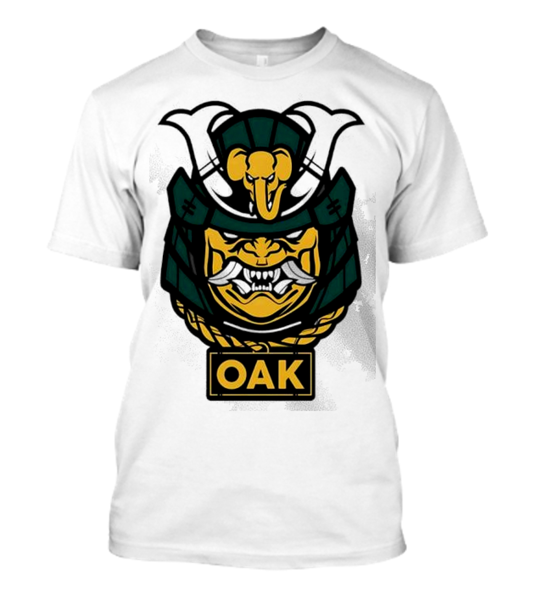 Oakland Athletics Samurai OAK Aggressive Mask T-Shirt