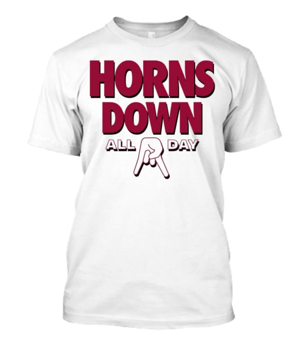 Horns Down All Day Oklahoma Sooners T-Shirt