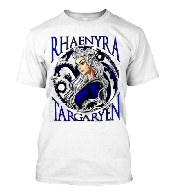 Rhaenyra Targaryen Dragon Emblem Royalty T-Shirt