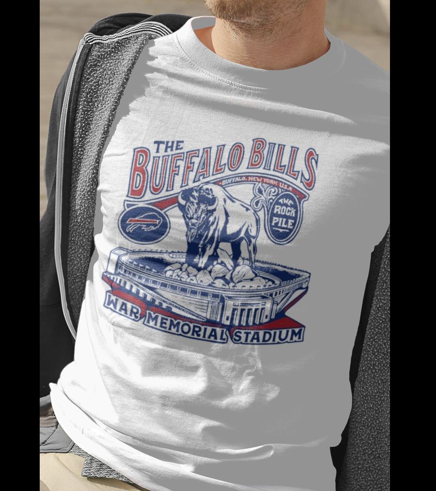 The Buffalo Bills War Memorial Stadium Rockpile New York NFL Iconic Buffalo T-Shirt