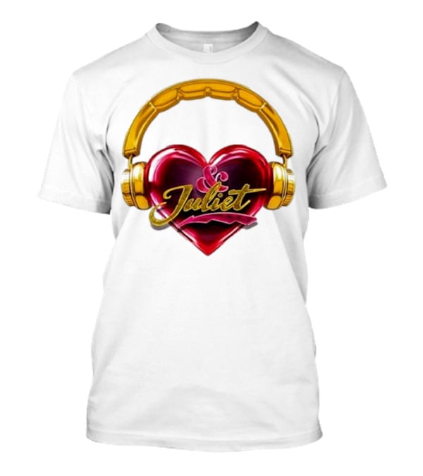 Broadway Juliet Heart Headphones T-Shirt