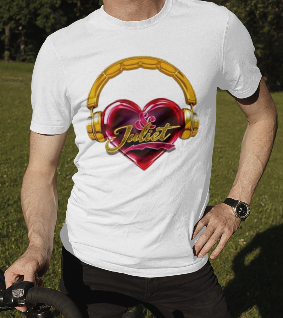 Broadway Juliet Heart Headphones T-Shirt