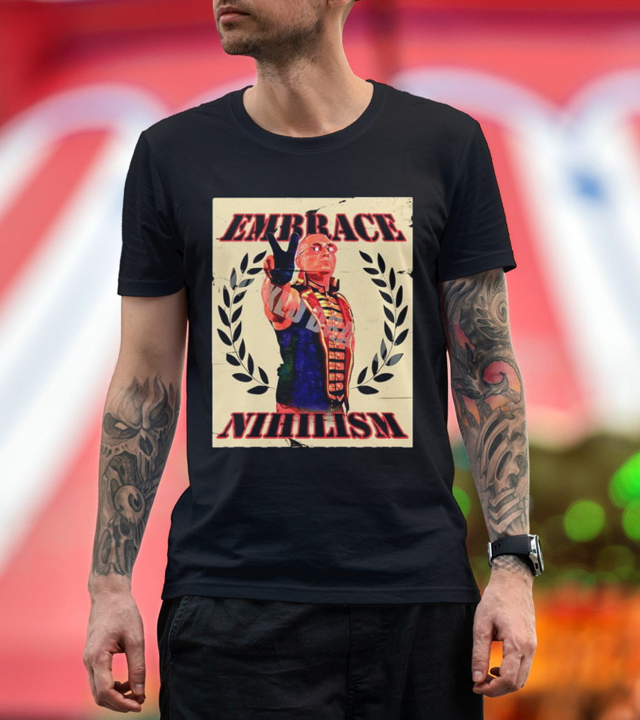 Embrace Nihilism Commissar Warhorse Victory T-Shirt