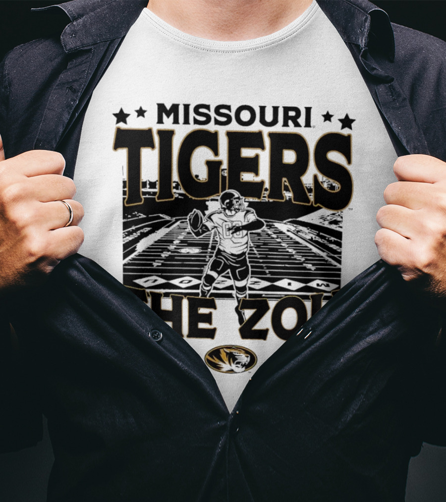 Missouri Tigers The Zou Football Gameday Couture T-Shirt