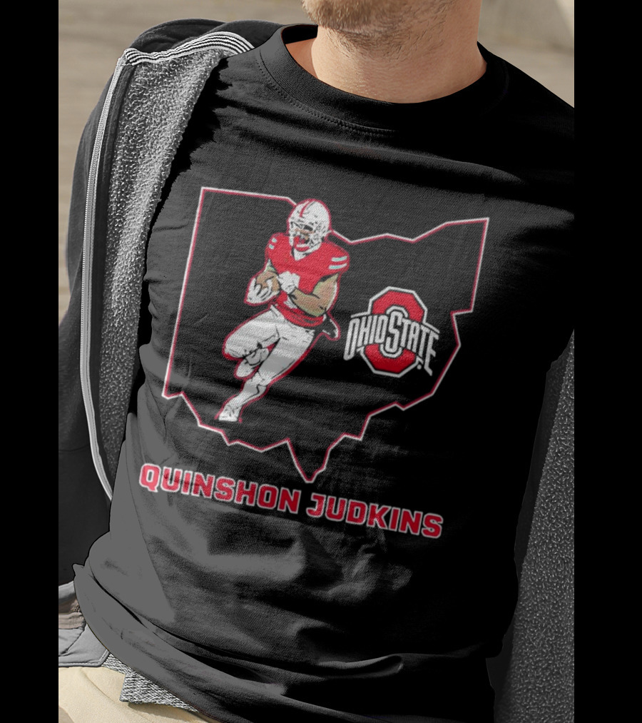 Quinshon Judkins Ohio State Buckeyes Running Back Star T-Shirt