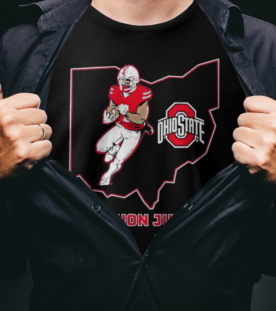 Quinshon Judkins Ohio State Buckeyes Running Back Star T-Shirt