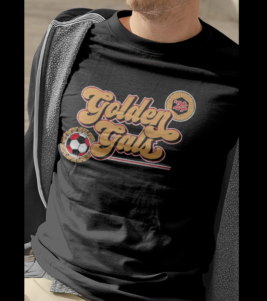 USWNTPA Golden Gals 24 Soccer USA T-Shirt