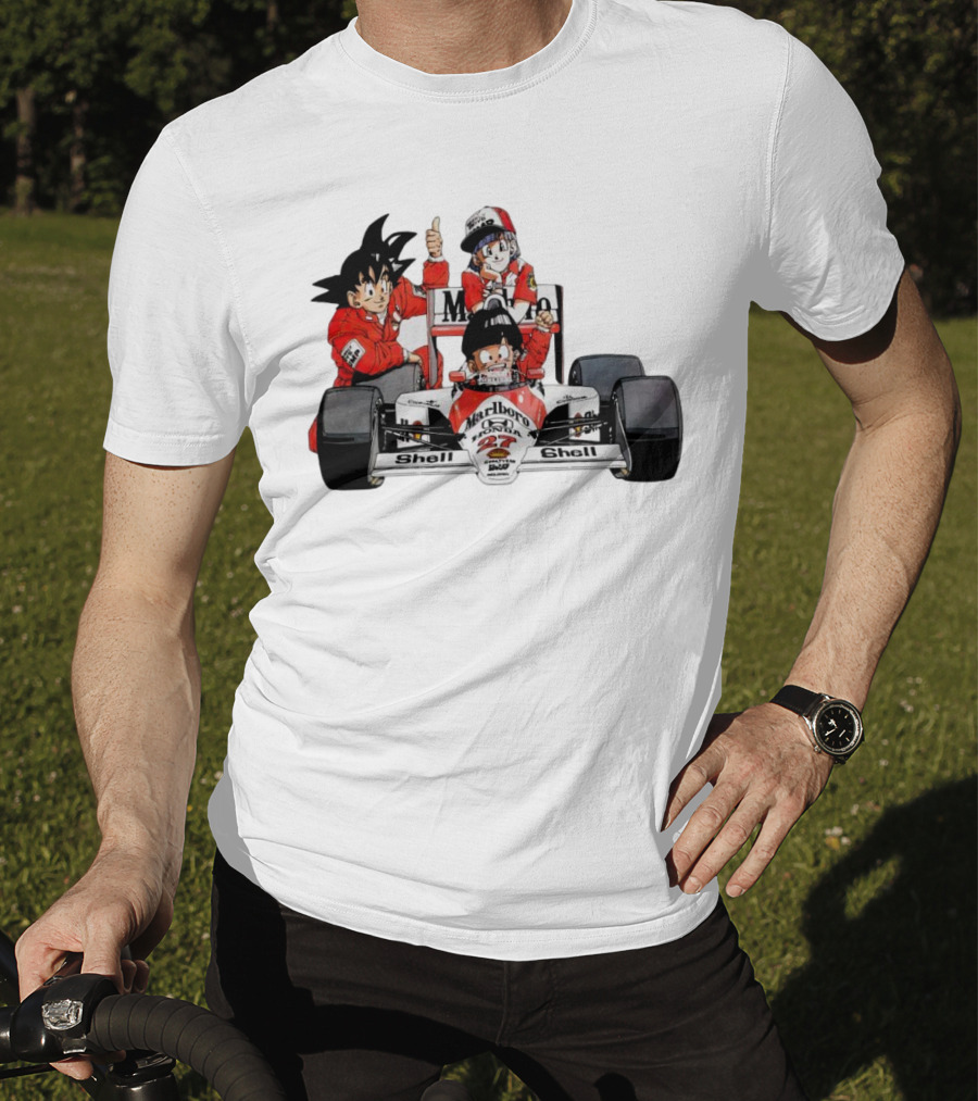 Dragon Ball Marlboro Shell 27 Racing Car Legends T-Shirt