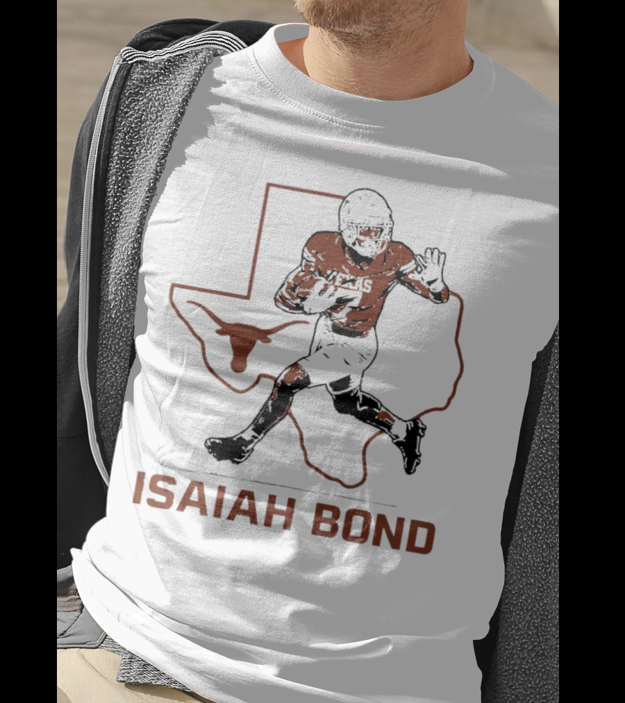 Isaiah Bond Texas Longhorns Football Running Back Star T-Shirt