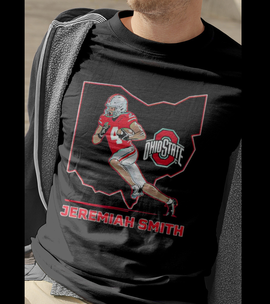 Jeremiah Smith Ohio State Buckeyes Football Ohio Star T-Shirt