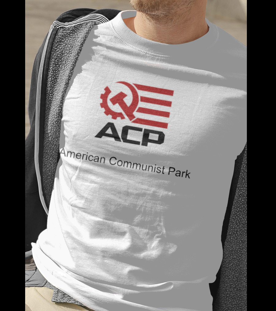 ACP Hammer And Sickle American Communist Park Flag T-Shirt