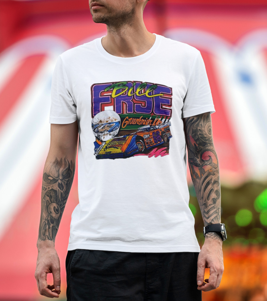 Bill Frye Greenbrier No.66 Dirt Late Model Car GRT Racing T-Shirt