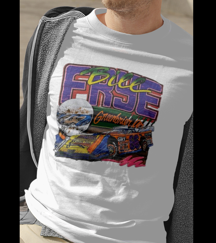 Bill Frye Greenbrier No.66 Dirt Late Model Car GRT Racing T-Shirt