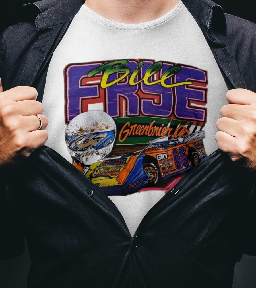 Bill Frye Greenbrier No.66 Dirt Late Model Car GRT Racing T-Shirt