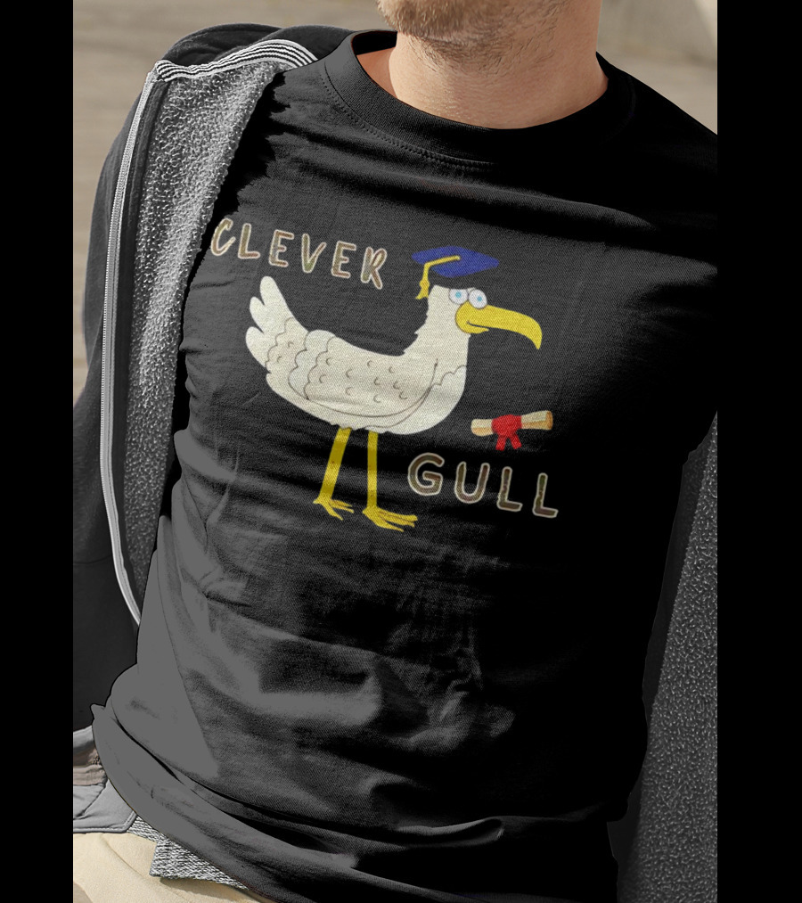 Clever Gull Graduation Humor Supersoft T-Shirt