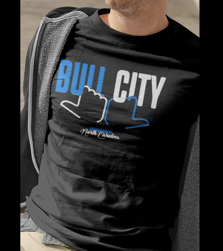 Durham North Carolina Bull City Hands T-Shirt