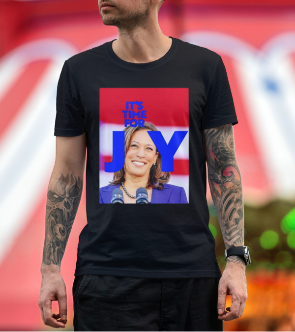Premium T-Shirt: Kamala Harris It’s Time for Joy T-Shirt Kamala Harris It’s Time for Joy T-Shirt