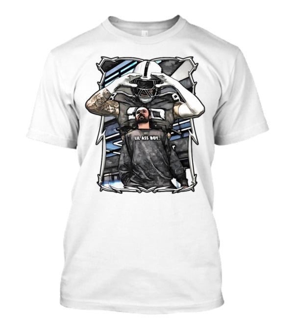 Las Vegas Raiders Maxx Crosby Lil Ass Boy Text With Football Player T-Shirt