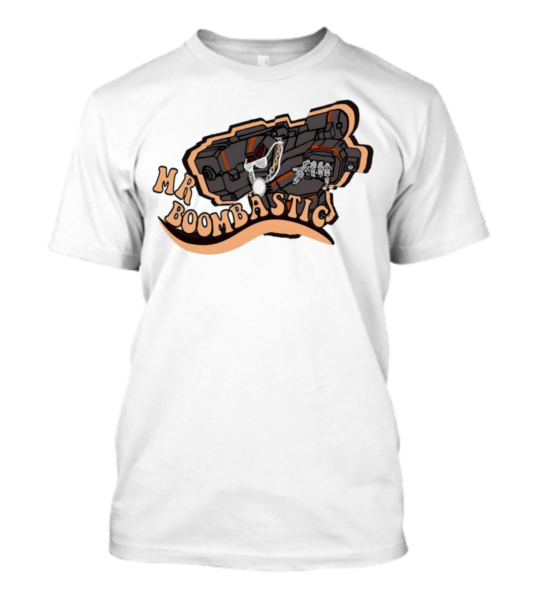 MR BOOMBASTIC Robot Design With Futuristic Mech Elements T-Shirt