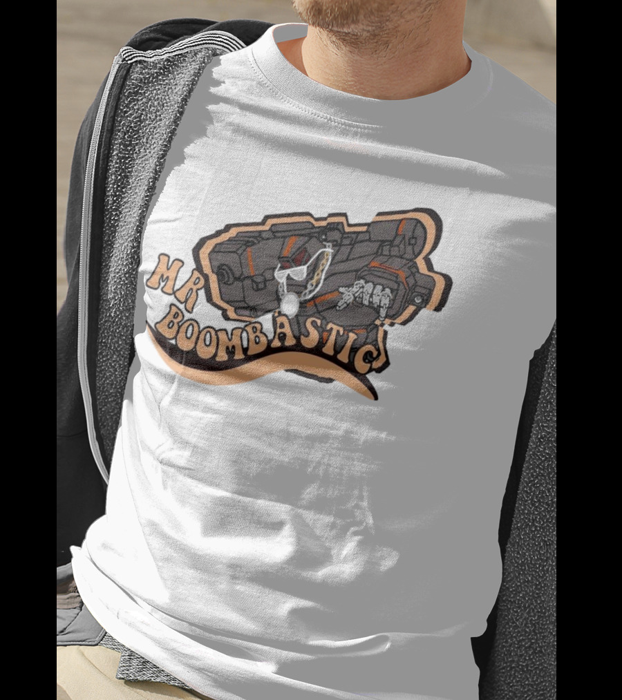 MR BOOMBASTIC Robot Design With Futuristic Mech Elements T-Shirt