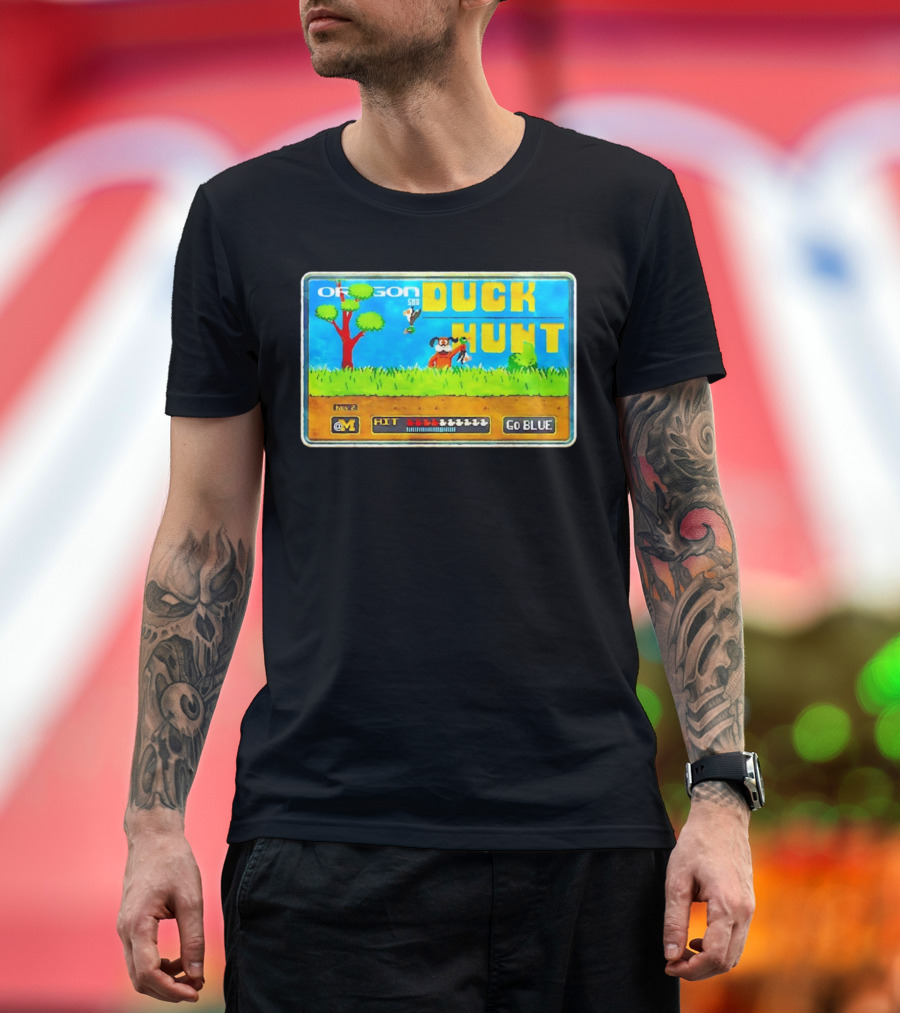 OREGON GAMEDAY DUCK HUNT GO BLUE T-Shirt