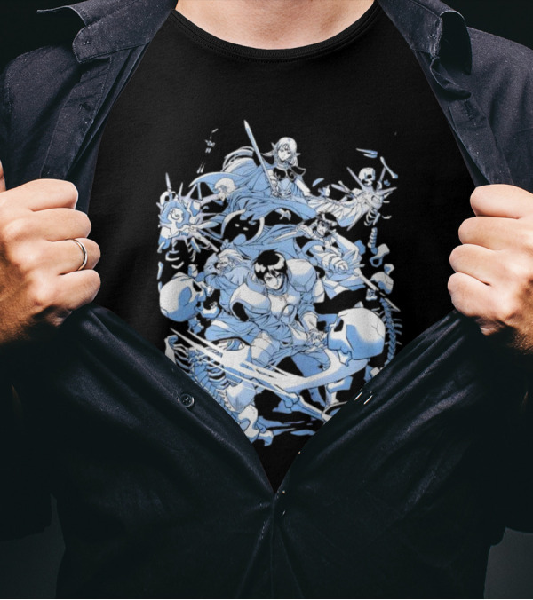 Record Of Lodoss War Party Formed Heroic Fantasy Battle T-Shirt