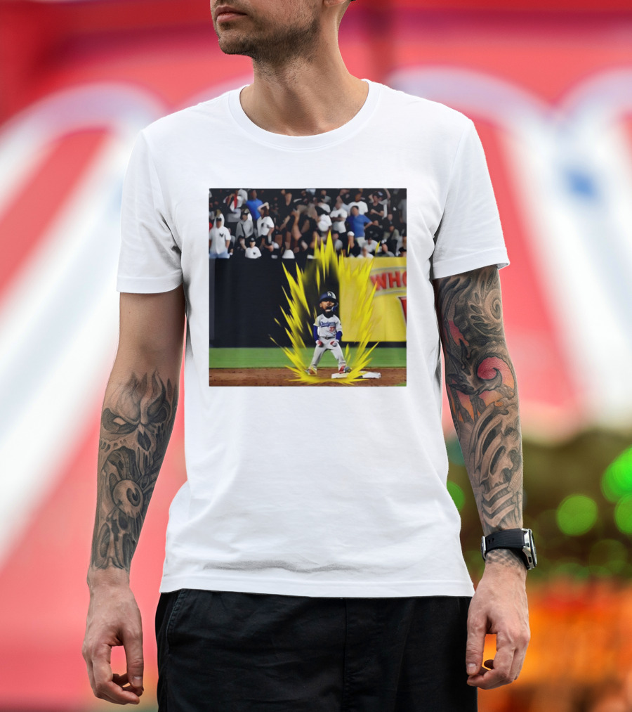 Teoscar Hernández Dodgers Super Saiyan Walk-Off Moment T-Shirt