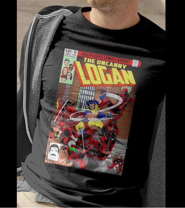 The Uncanny Logan Vs Deadpools Multiverse Comics Group T-Shirt