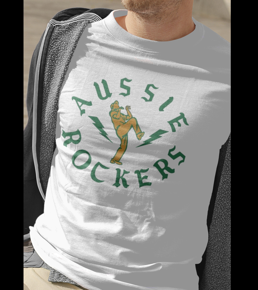 Aussie Rockers Lightning Guitarist T-Shirt