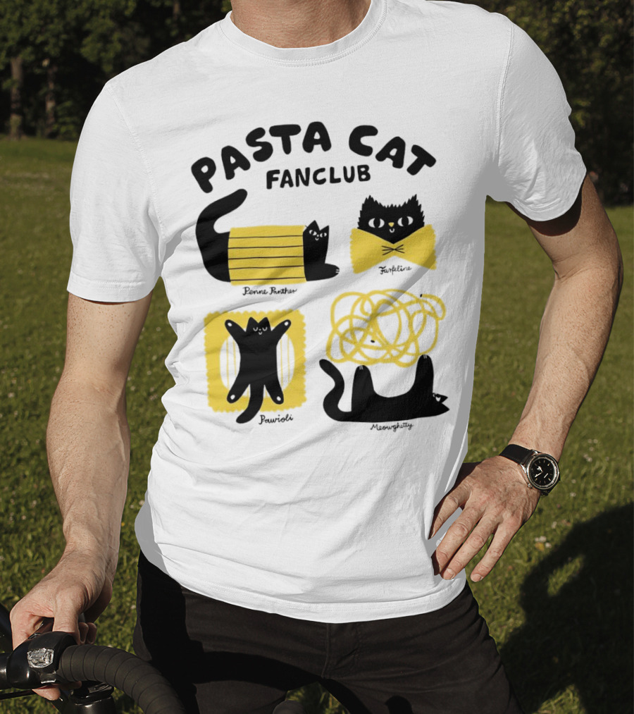Pasta Cat Fanclub Penne Purrter ZitiFeline Pawrioli Meowgetty T-Shirt