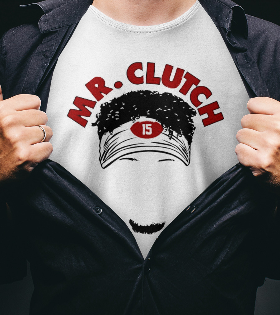 M.R. Clutch 15 Kansas City Chiefs Patrick Mahomes T-Shirt