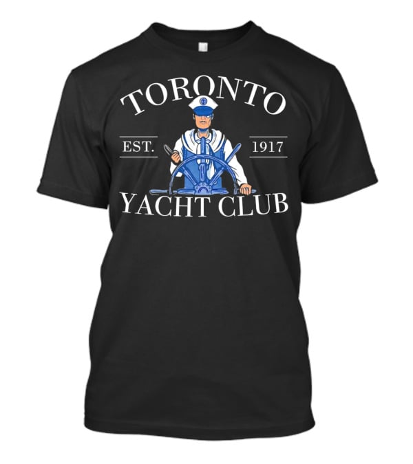Toronto Yacht Club Est. 1917 Sailor At Helm T-Shirt