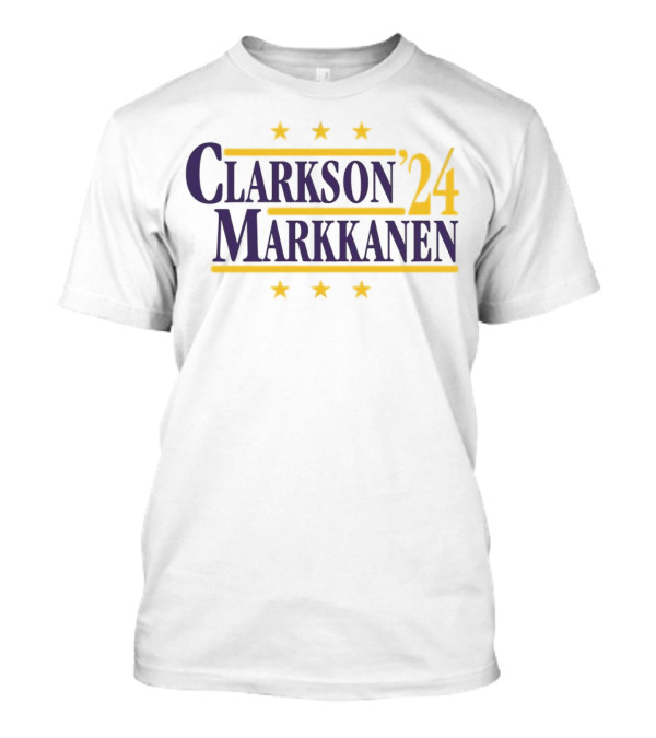 Clarkson Markkanen '24 Utah Jazz Stars T-Shirt