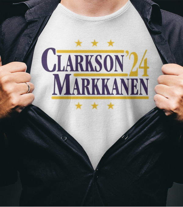 Clarkson Markkanen '24 Utah Jazz Stars T-Shirt