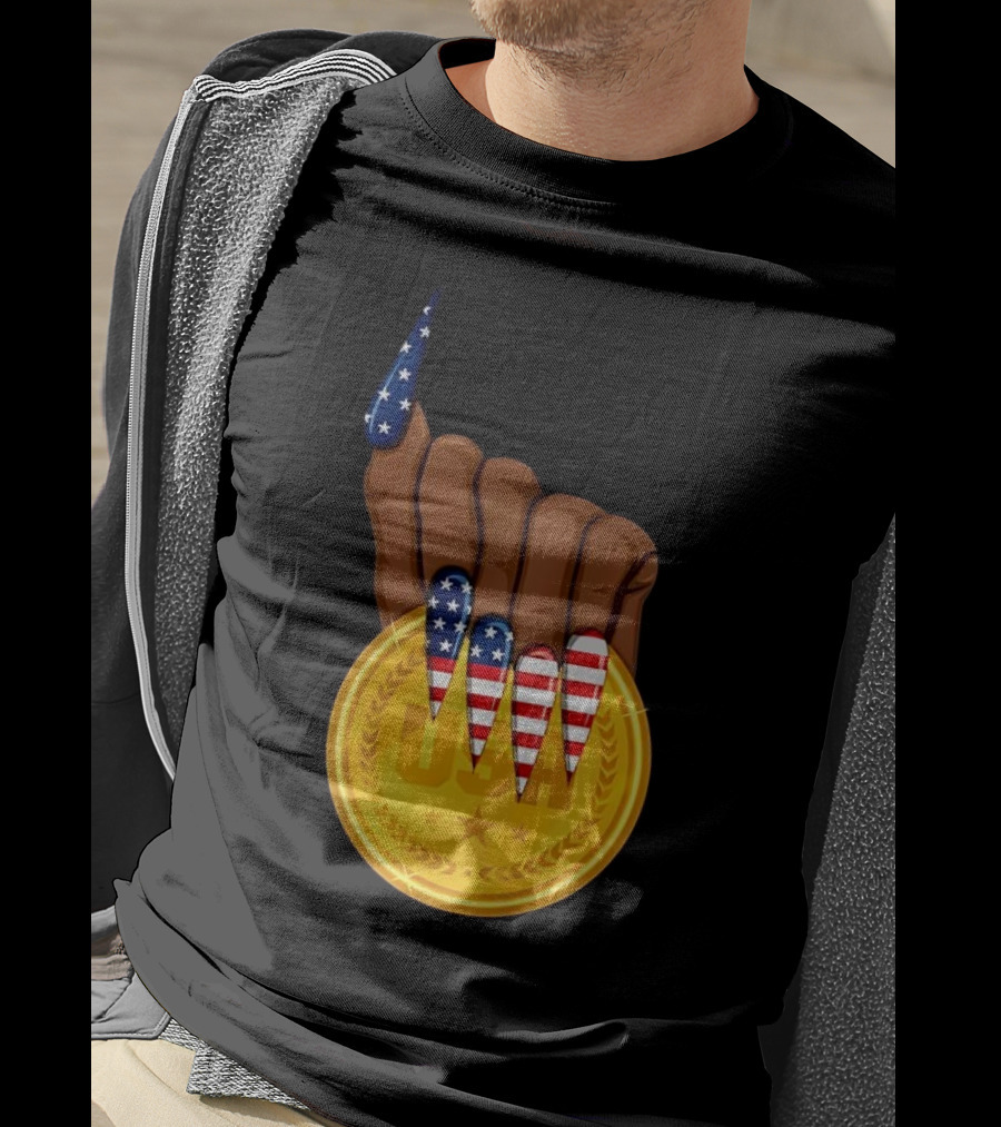 Gold Medal USA American Nails Sha’Carri Richardson T-Shirt