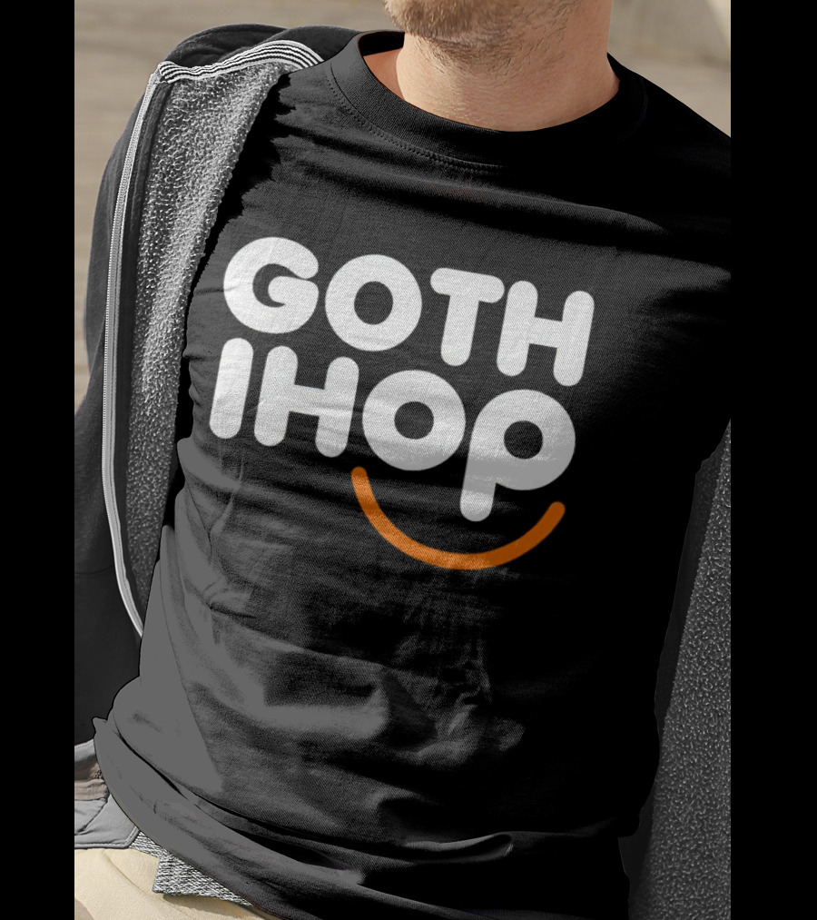 Goth IHOP Merchandise Smile Dark Aesthetic T-Shirt