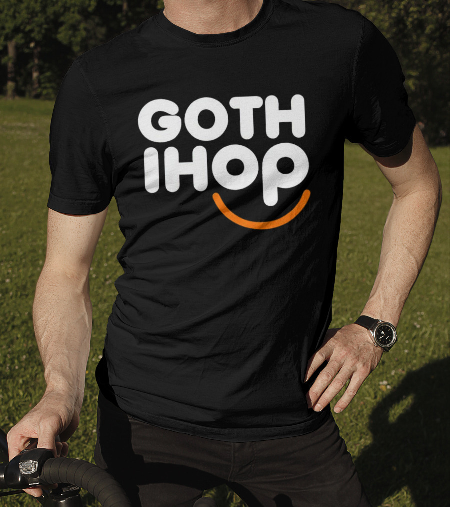 Goth IHOP Merchandise Smile Dark Aesthetic T-Shirt