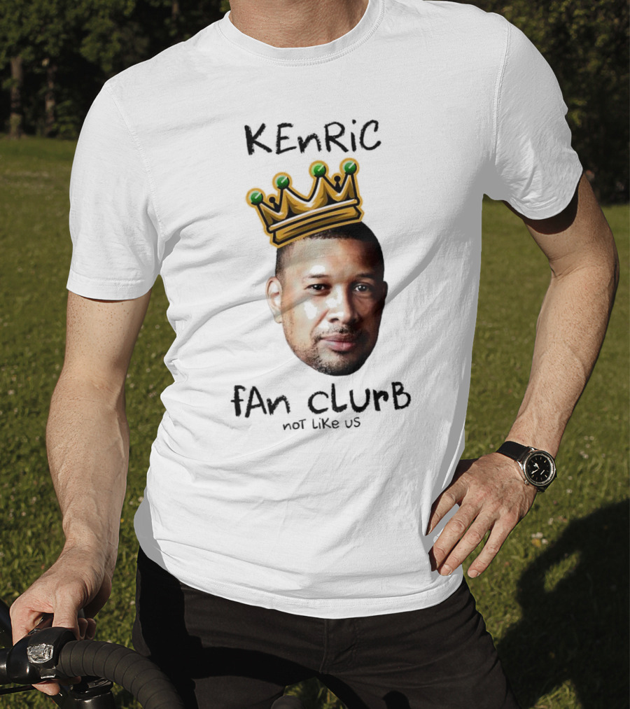 Kenric Fan Club Not Like Us With Crown T-Shirt