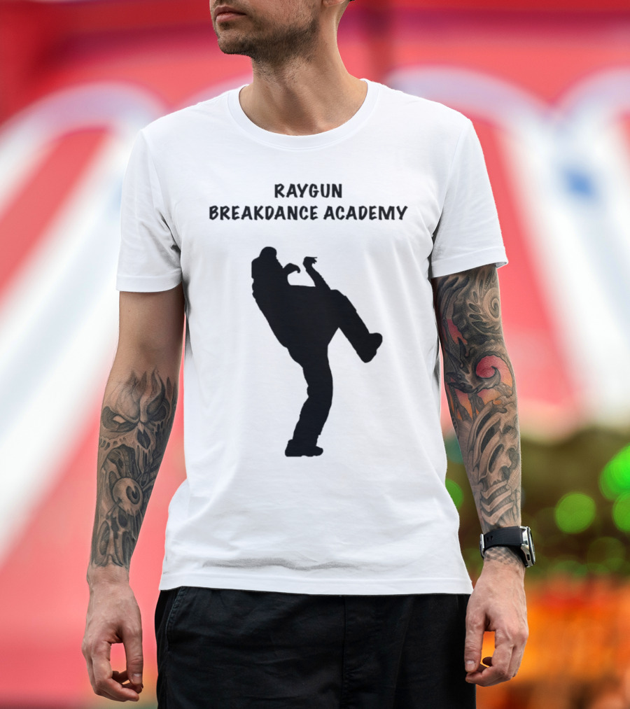 Raygun Breakdance Academy Paris 2024 Silhouette Dance Movement T-Shirt