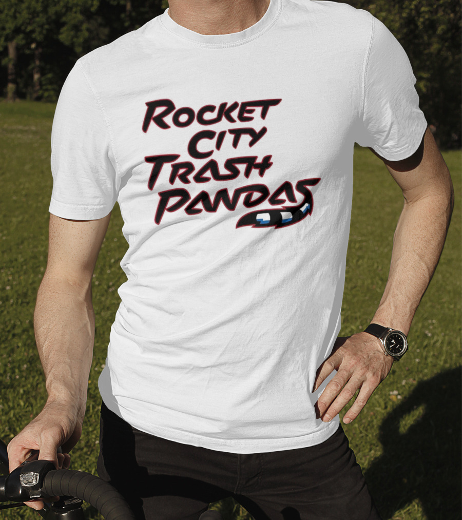 Rocket City Trash Pandas Black Tail T-Shirt